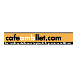 Cafe Amb Llet Logo PNG Vector