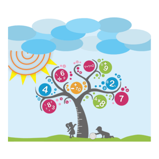 CRIANÇAS BRINCANDO MATEMÁTICA Logo PNG Vector