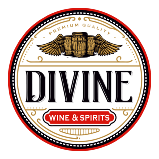 Divine Wine & Spirits Logo PNG Vector