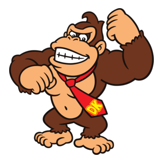 Donkey Kong Logo PNG Vector