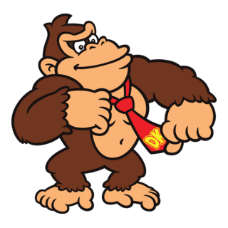 Donkey Kong Logo PNG Vector