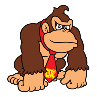 Donkey Kong Logo PNG Vector