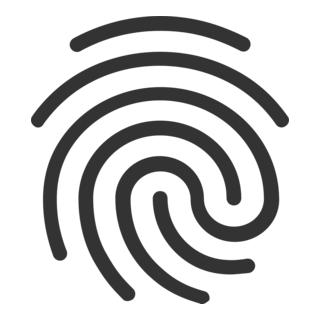 Fingerprint Logo PNG Vector