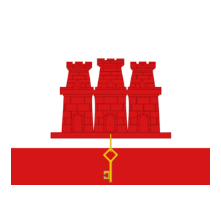 Flag of Gibraltar Logo PNG Vector