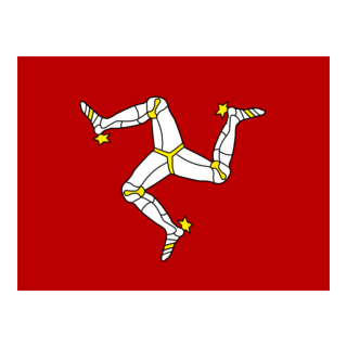 Flag of Isle of Man Logo PNG Vector