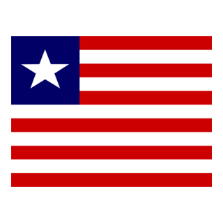 Flag of Liberia Logo PNG Vector