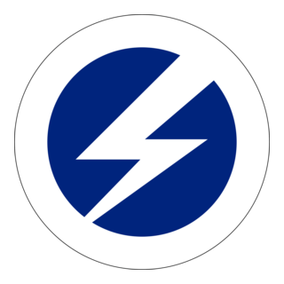 Flash and circle Logo PNG Vector