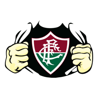 Fluminense Estampa Rasgando Peito Logo PNG Vector