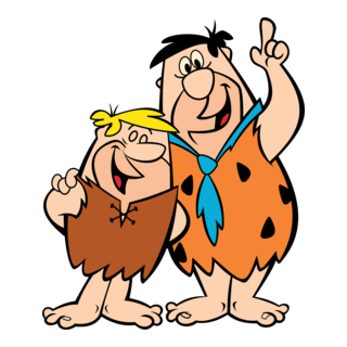 Fred Flintstone & Barney Rubble Logo PNG Vector