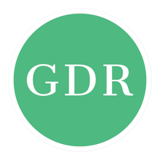 GDR Logo PNG Vector