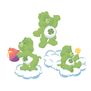 Good Luck Bear Logo PNG Vector