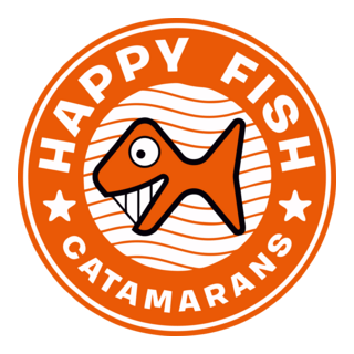 Happy Fish Catamarans Logo PNG Vector
