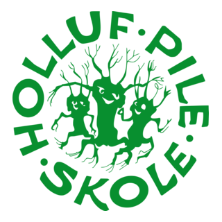 Holluf Pile Skole Logo PNG Vector
