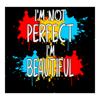 I'NOT PERFECT I'M BEAUTIFUL Logo PNG Vector