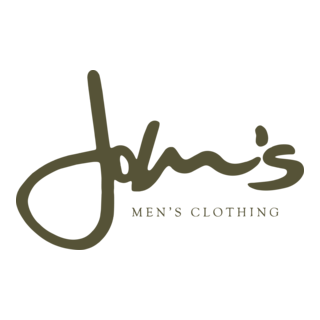 John's Men's Clothing Logo PNG Vector