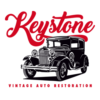 Keystone Vintage Auto Restoration Logo PNG Vector