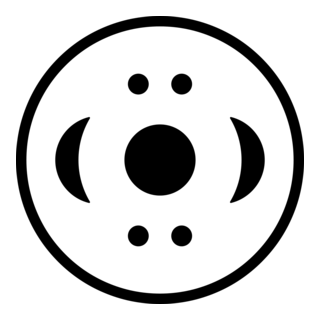 Laibl Halbmonde Tüpfel Logo PNG Vector