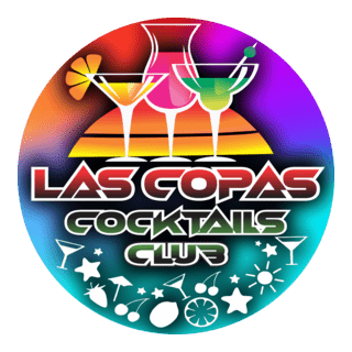 Las copas cocktails club Logo PNG Vector