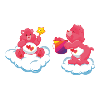 Love-A-Lot Bear Logo PNG Vector