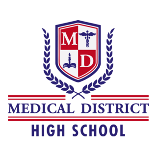 Medical District High School Logo PNG Vector