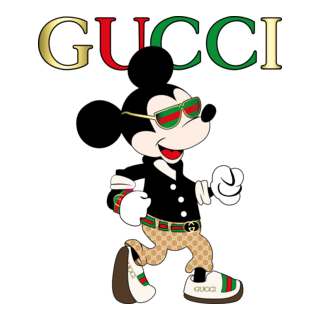 Mickey Gucci Logo PNG Vector