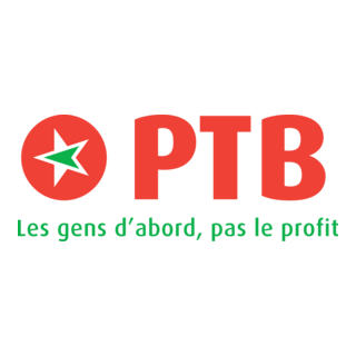 PTB Parti des Travailleurs de Belgique Logo PNG Vector