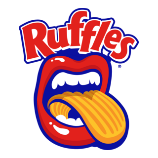 Ruffles with mouth Logo PNG Vector