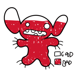 Stitch Bad Level Logo PNG Vector