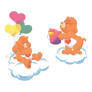 Tenderheart Bear Logo PNG Vector