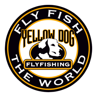 Yellow Dog Flyfishing Logo PNG Vector