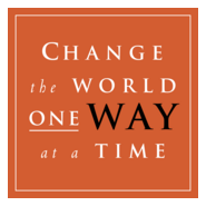 Change the World One Way at a Time Logo PNG Vector