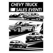 Chevrolet Truck Sales Event Logo PNG Vector