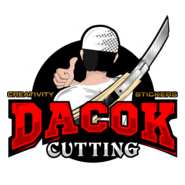 Dacok Cutting Stiker Logo PNG Vector