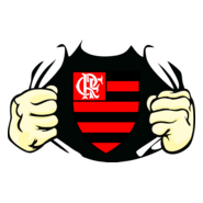Flamengo Estampa Rasgando Peito Logo PNG Vector