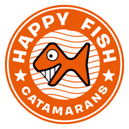 Happy Fish Catamarans Logo PNG Vector