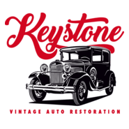 Keystone Vintage Auto Restoration Logo PNG Vector
