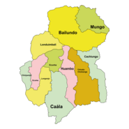 Mapa da Província do Huambo Logo PNG Vector