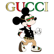 Mickey Gucci Logo PNG Vector