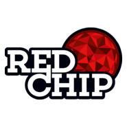 Red Chip Poker Logo PNG Vector
