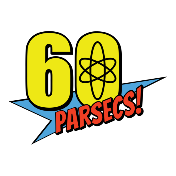 60 parsecs! Logo PNG Vector