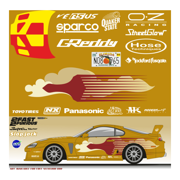 arte decal supra slap jack 2fast 2furious Logo PNG Vector