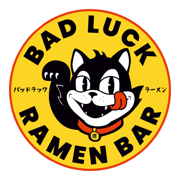 Bad Luck Ramen Bar Logo PNG Vector