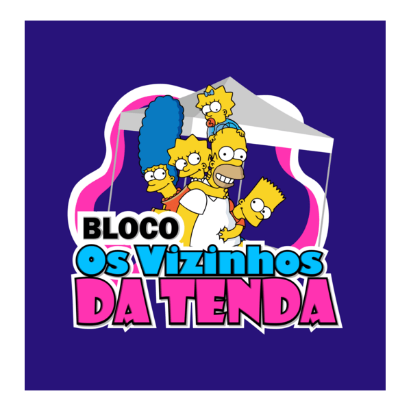 BLOCO OS VIZINHOS DA TENDA Logo PNG Vector