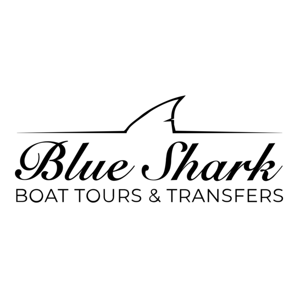 Blue Shark Boat Tours And Transfers Logo PNG Vector