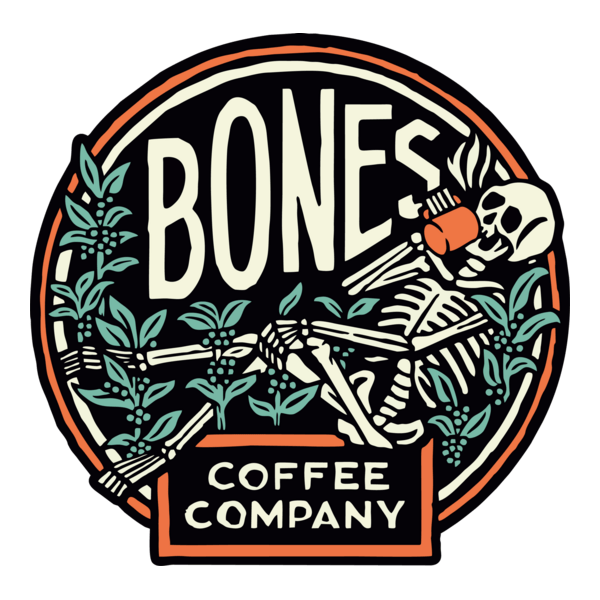 Bones Coffee Company Logo PNG Vector
