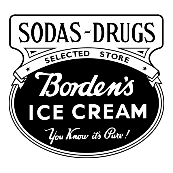 Borden's Ice Cream Logo PNG Vector