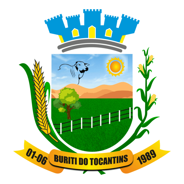 BRASÃO DA CIDADE DE BURITI DO TOCANTINS Logo PNG Vector