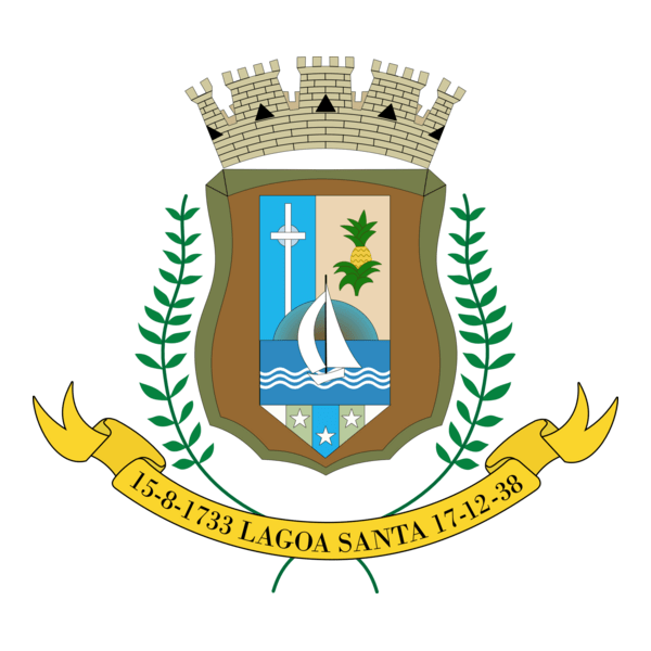 Brasão da Cidade de Lagoa Santa, Minas Gerais Logo PNG Vector