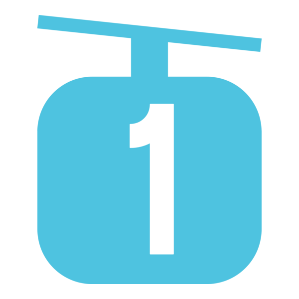 CablebúsCDMX Línea 1 Logo PNG Vector