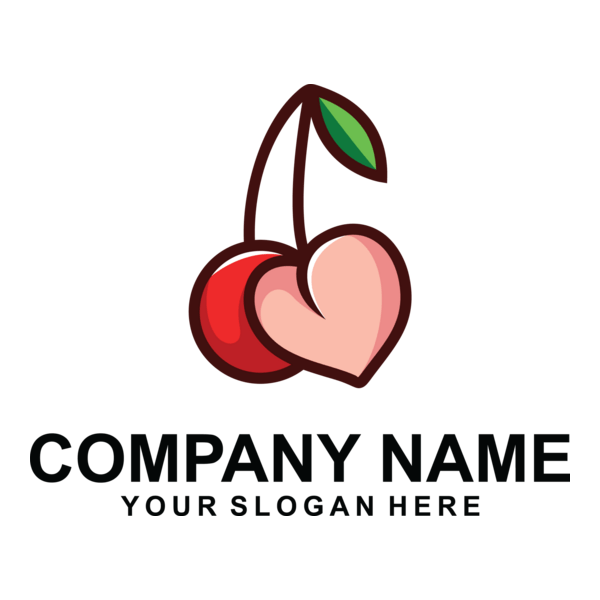 cerry fruit Logo PNG Vector